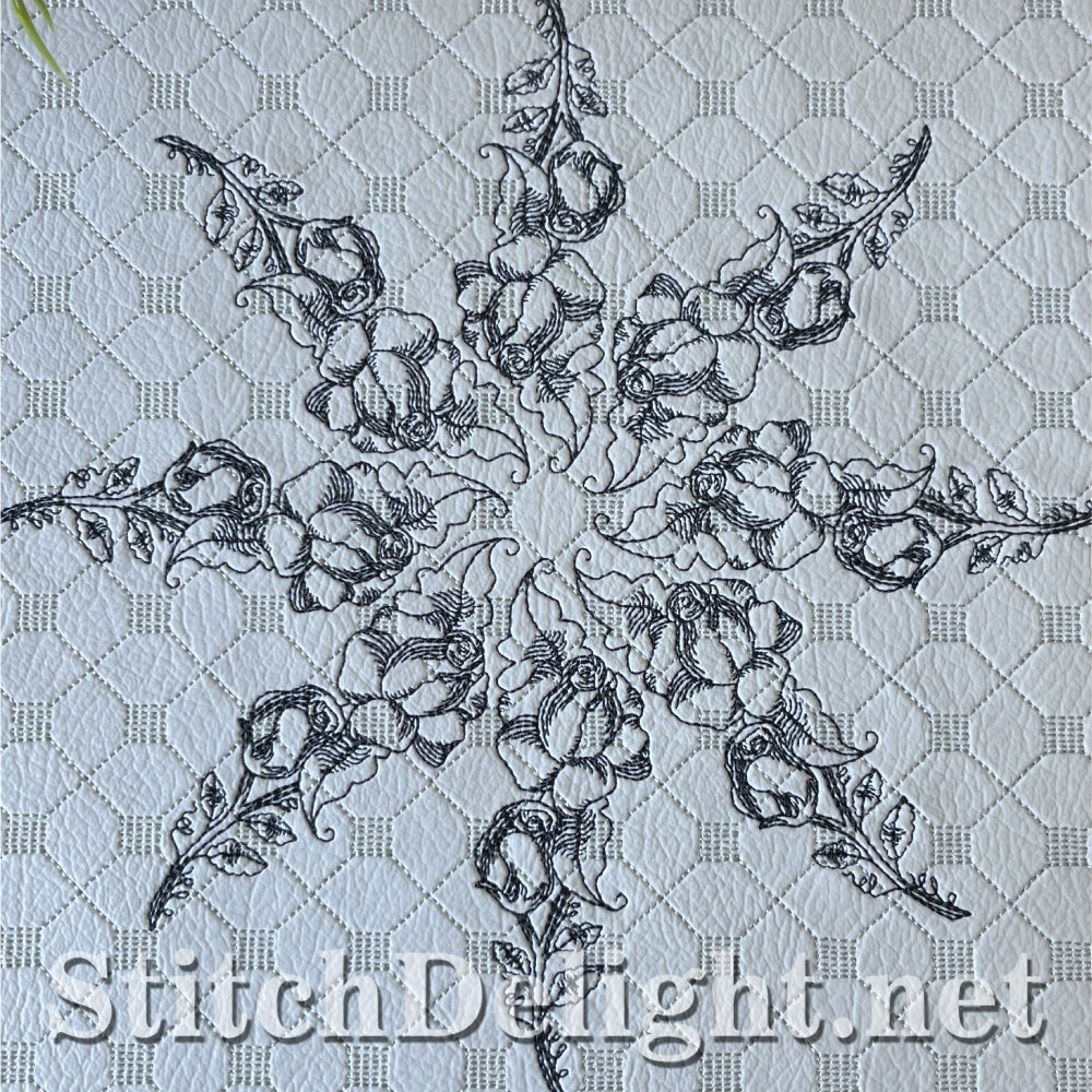 SDS4347 Redwork Roses