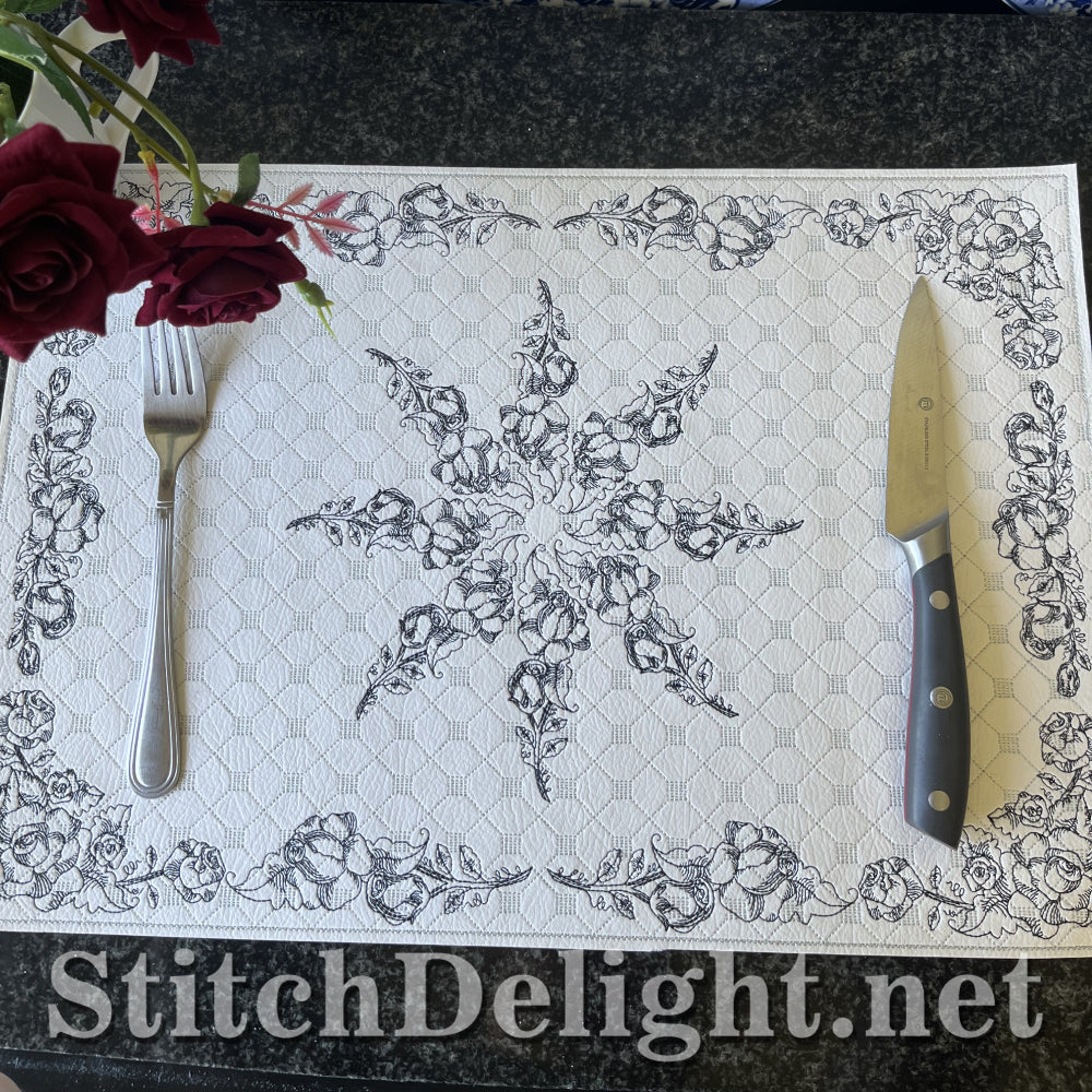 SDS4347 Redwork Roses