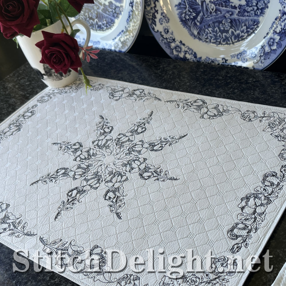 SDS4347 Redwork Roses