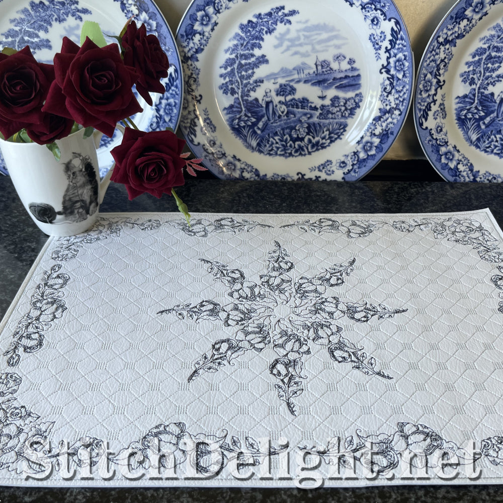 SDS4347 Redwork Roses