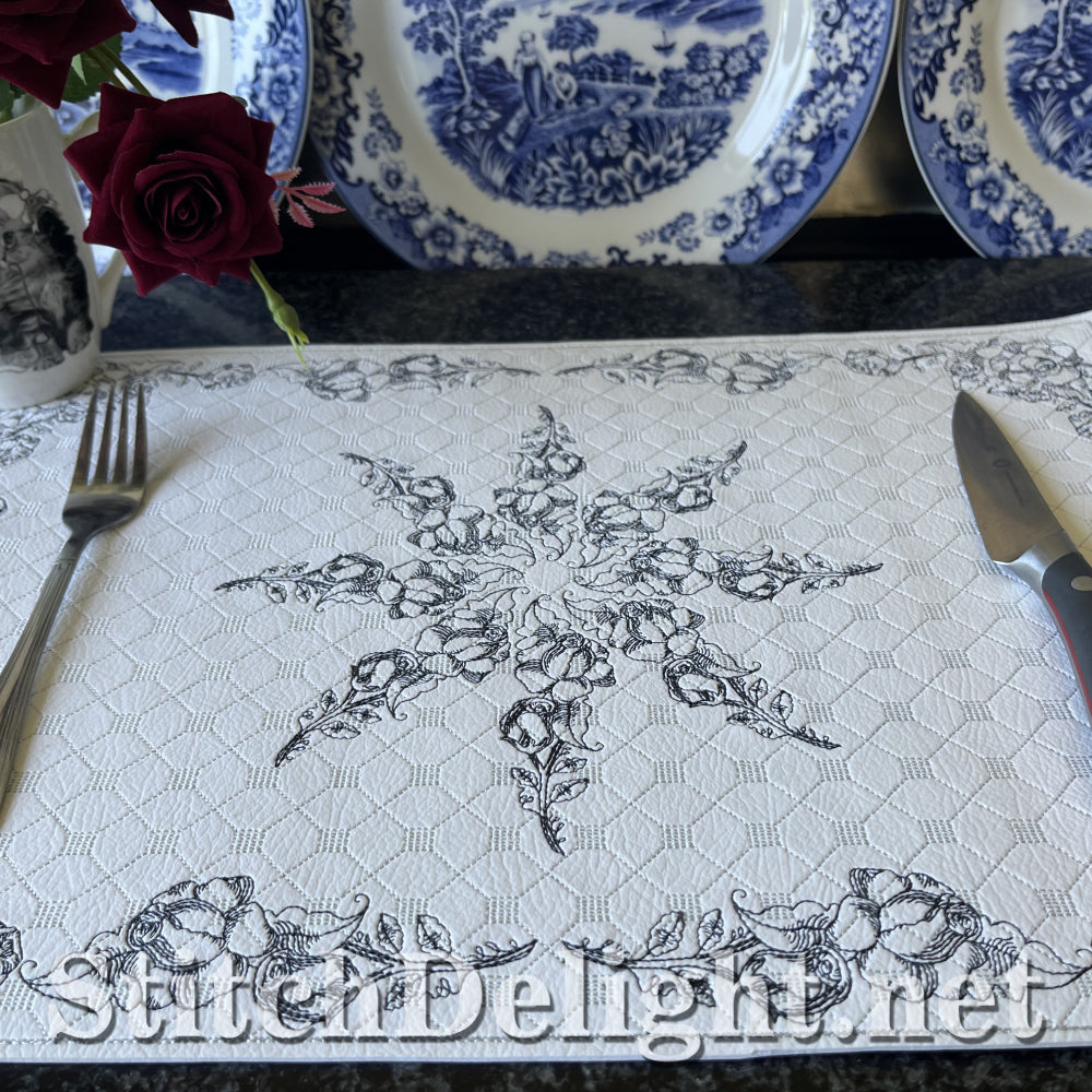 SDS4347 Redwork Roses