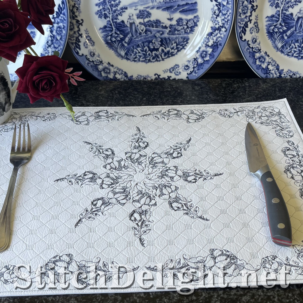 SDS4347 Redwork Roses