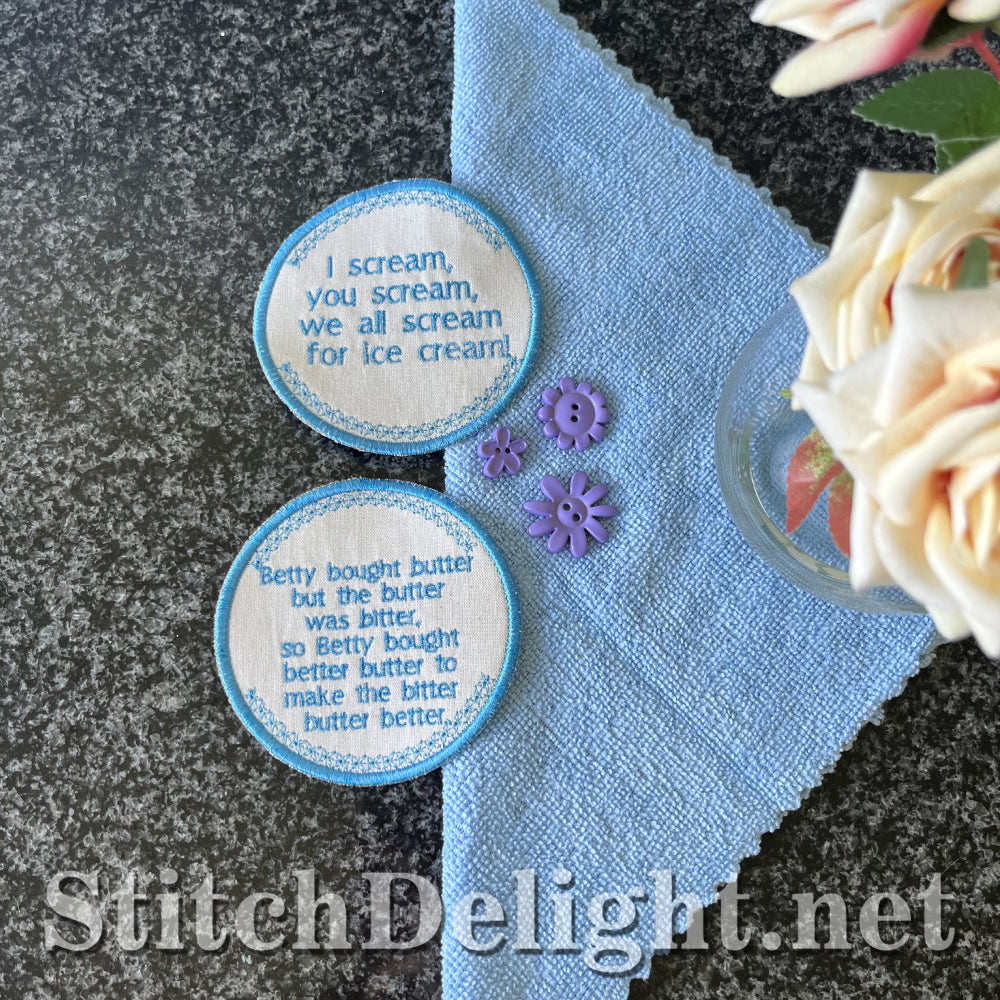 SDS4350 Tongue Twister Coaster