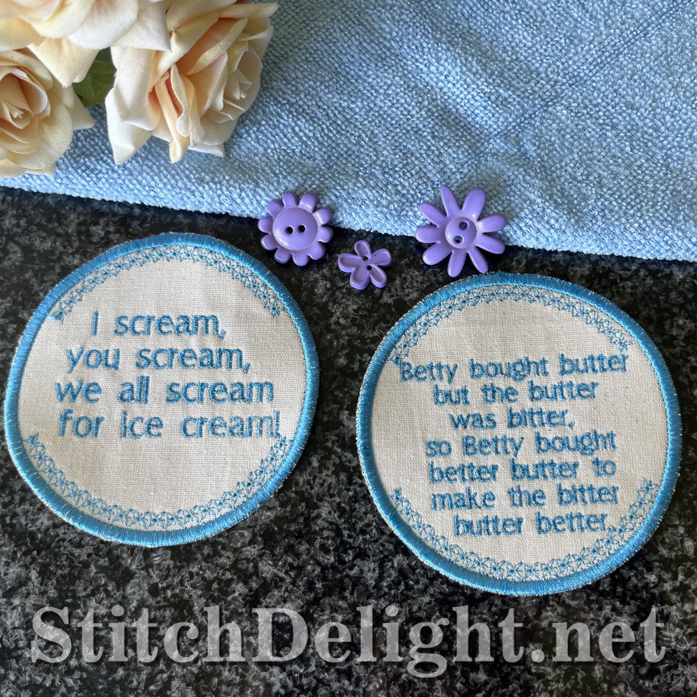 SDS4350 Tongue Twister Coaster