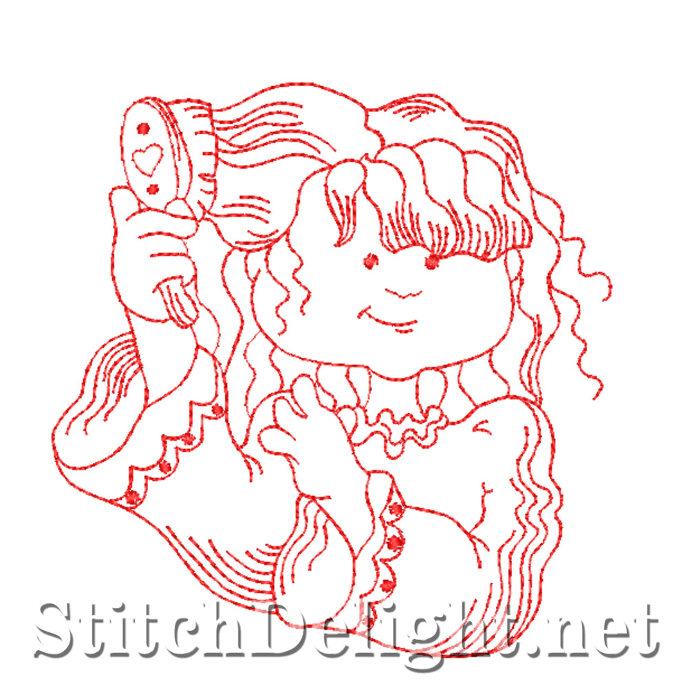 SDS4352 Redwork Laura