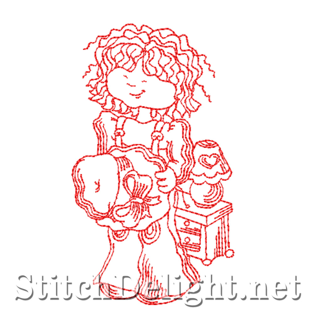 SDS4352 Redwork Laura