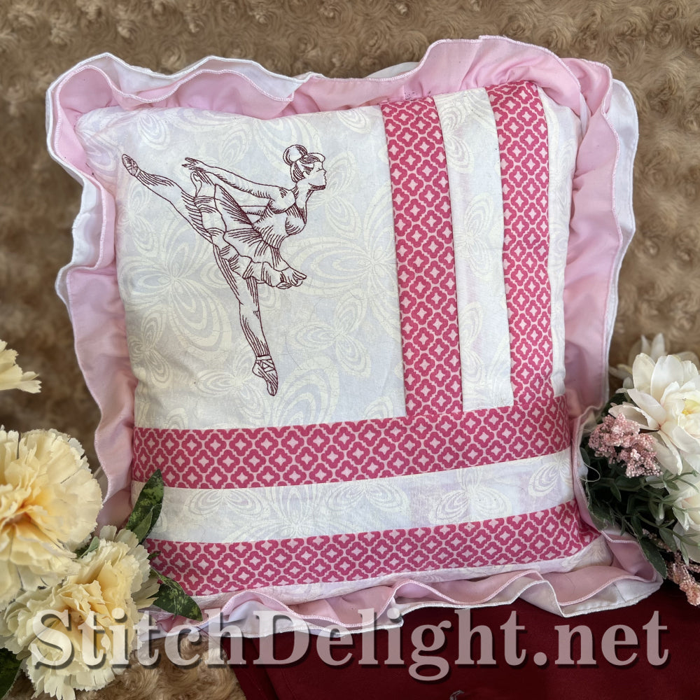 SDS4356 Redwork Ballerina