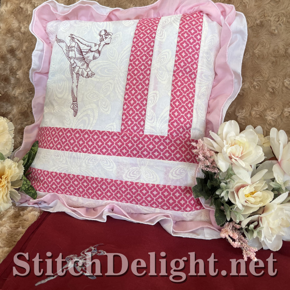 SDS4356 Redwork Ballerina