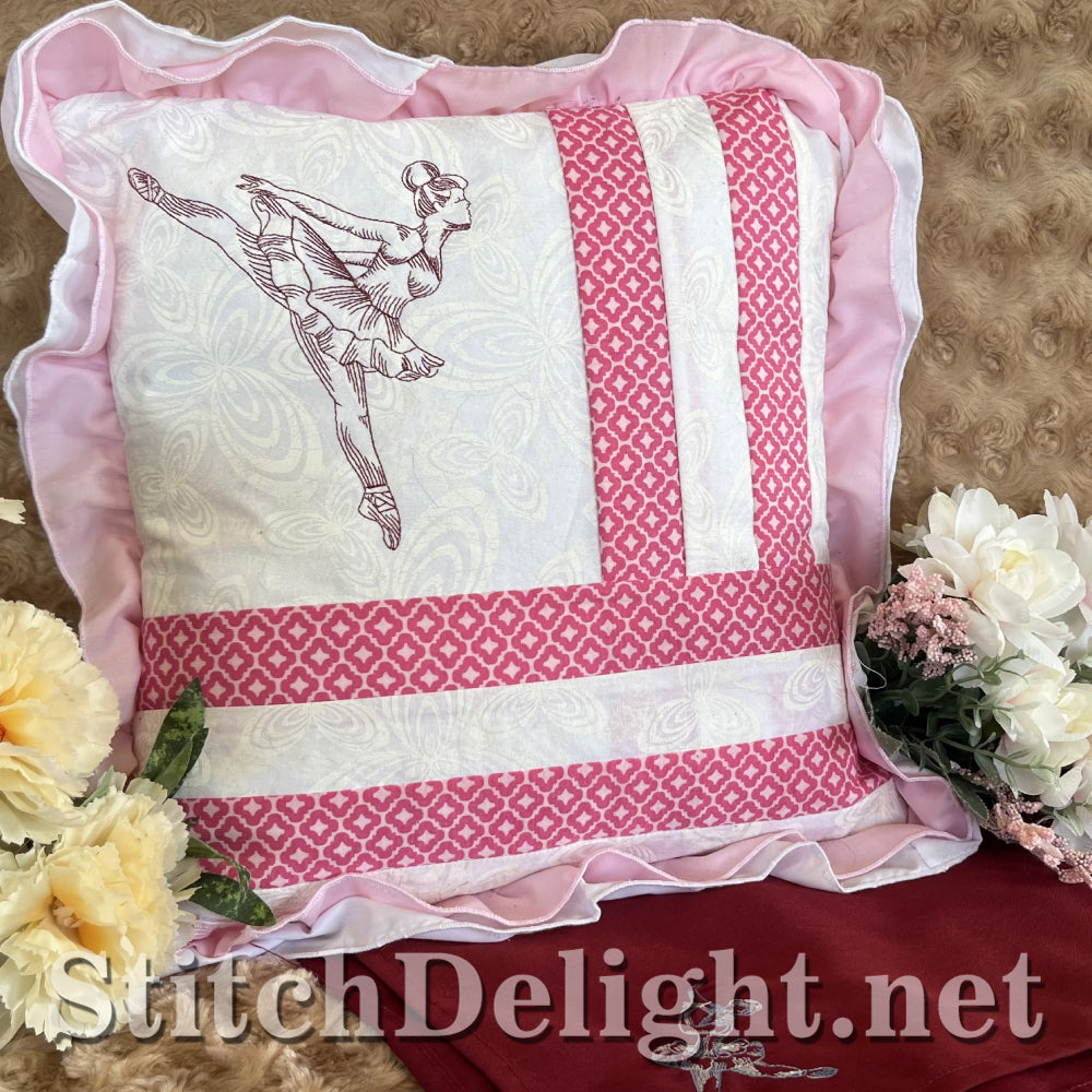 SDS4356 Redwork Ballerina