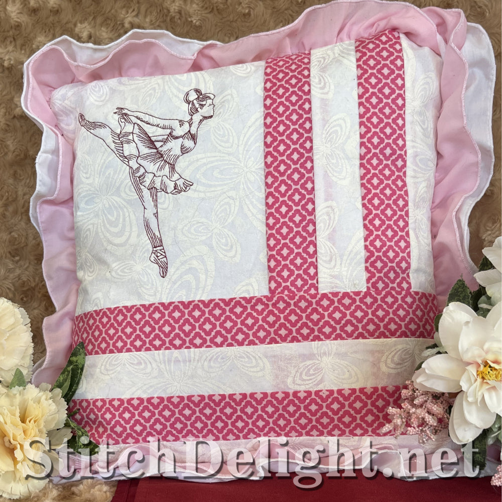 SDS4356 Redwork Ballerina