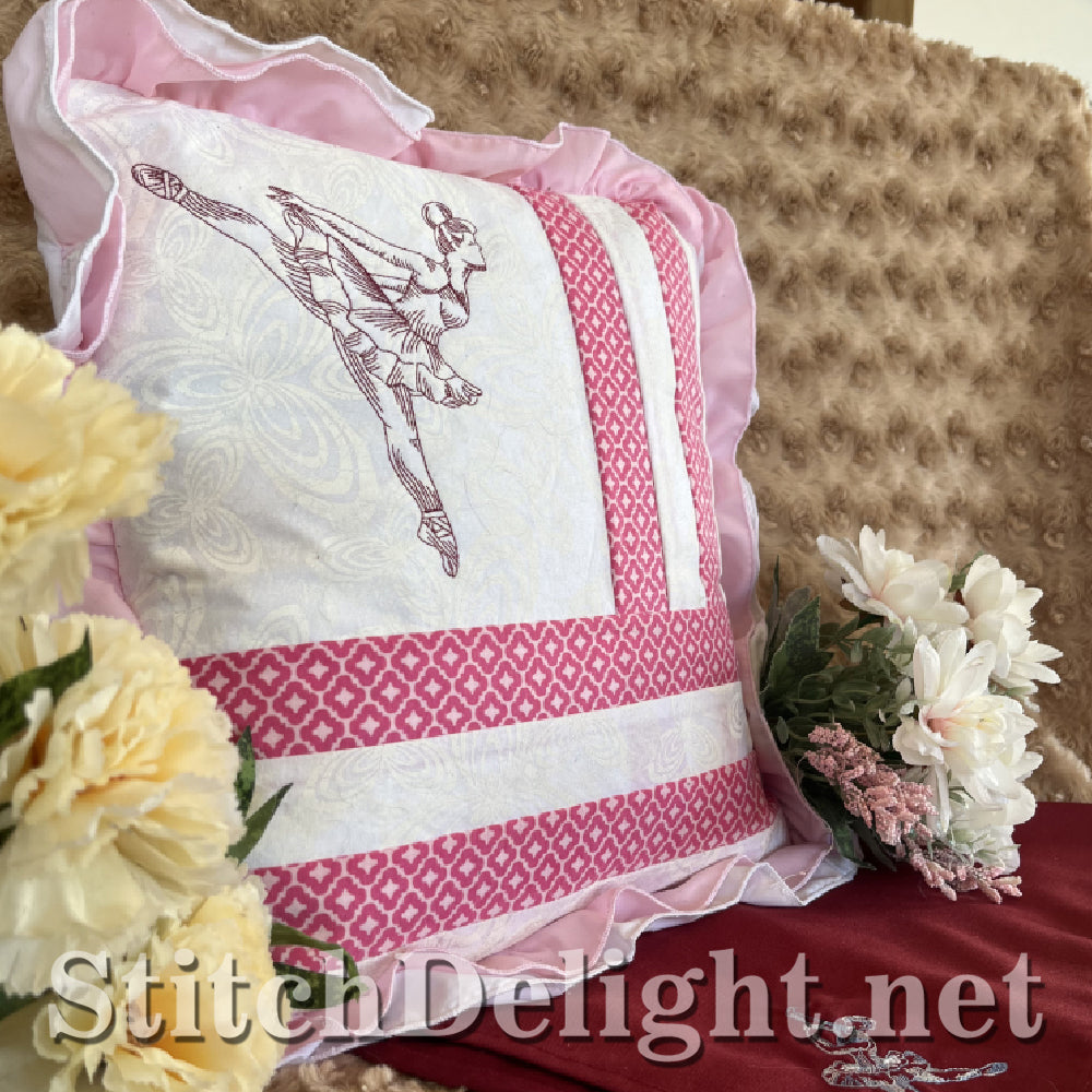 SDS4356 Redwork Ballerina