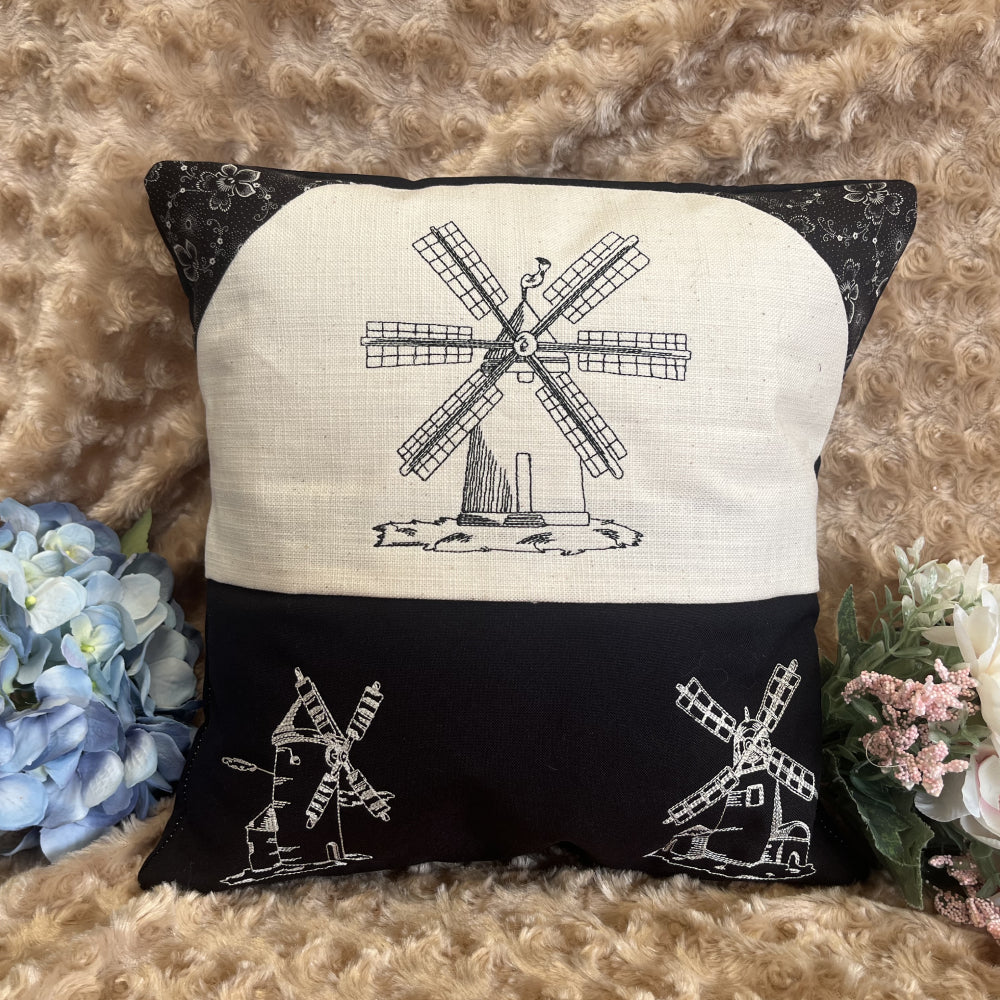 SDS4363 Redwork Windmills