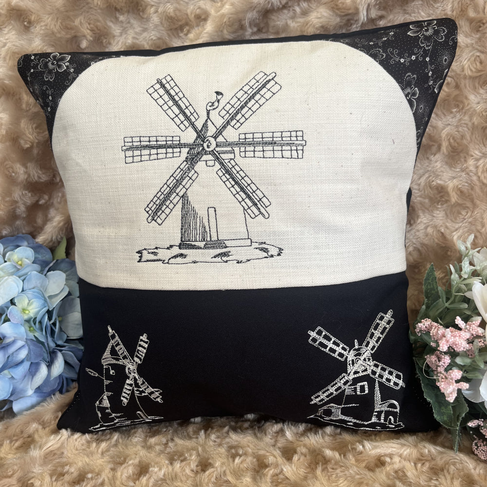 SDS4363 Redwork Windmills