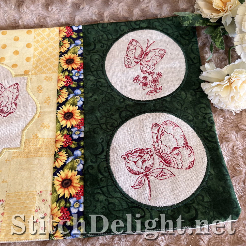 SDS4364 Redwork Butterflies