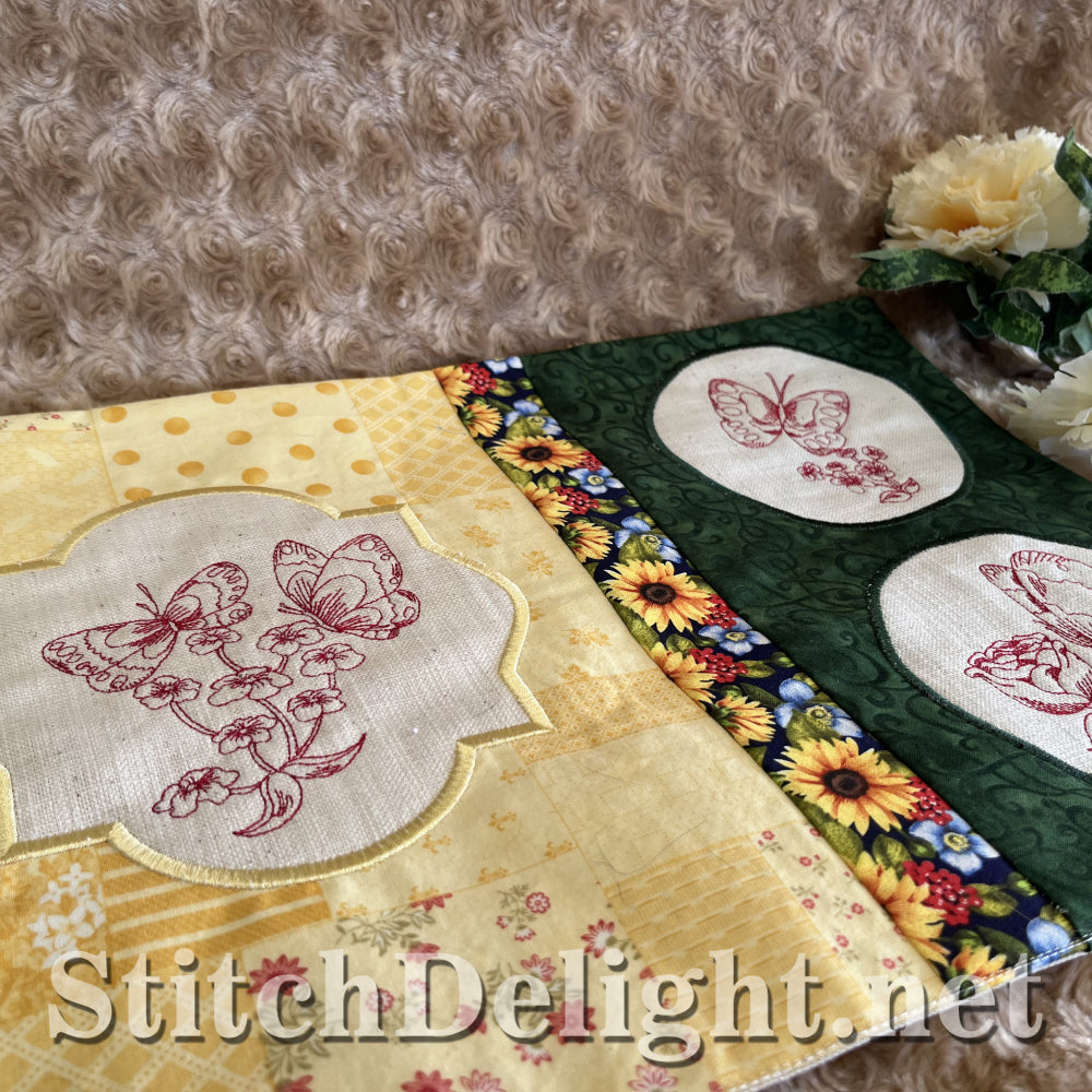 SDS4364 Redwork Butterflies