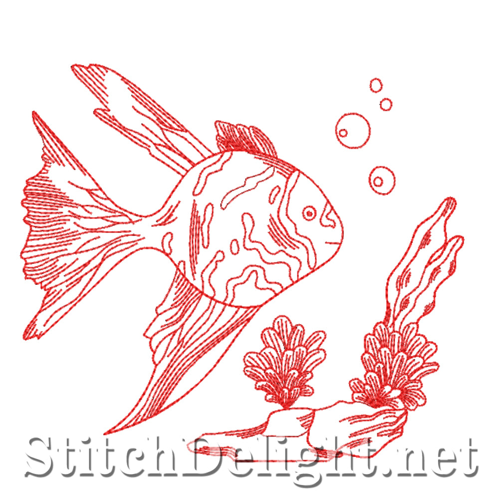 SDS4366 Redwork Fish