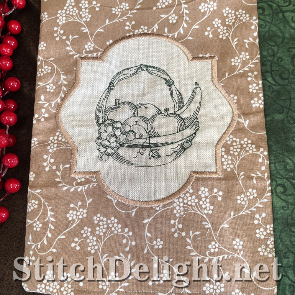 SDS4369 Redwork Fruit Baskets