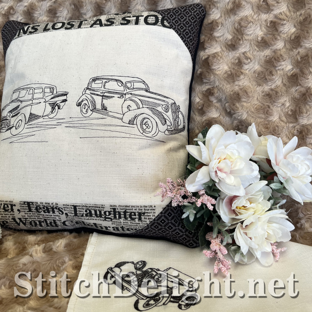 SDS4375 Redwork Cars