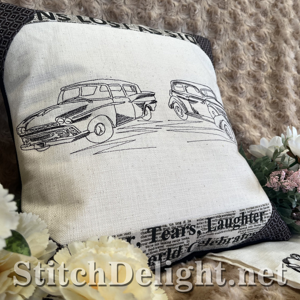 SDS4375 Redwork Cars