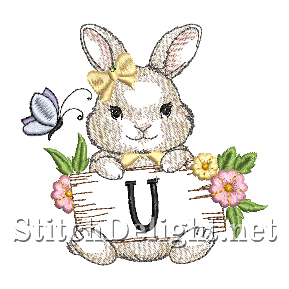 SDS4404 Spring Bunny Font U