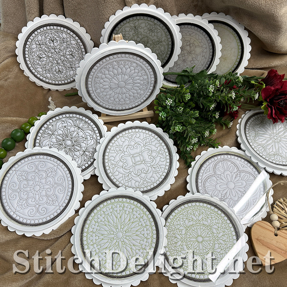 SDS4425 Elegant Quilted Coasters