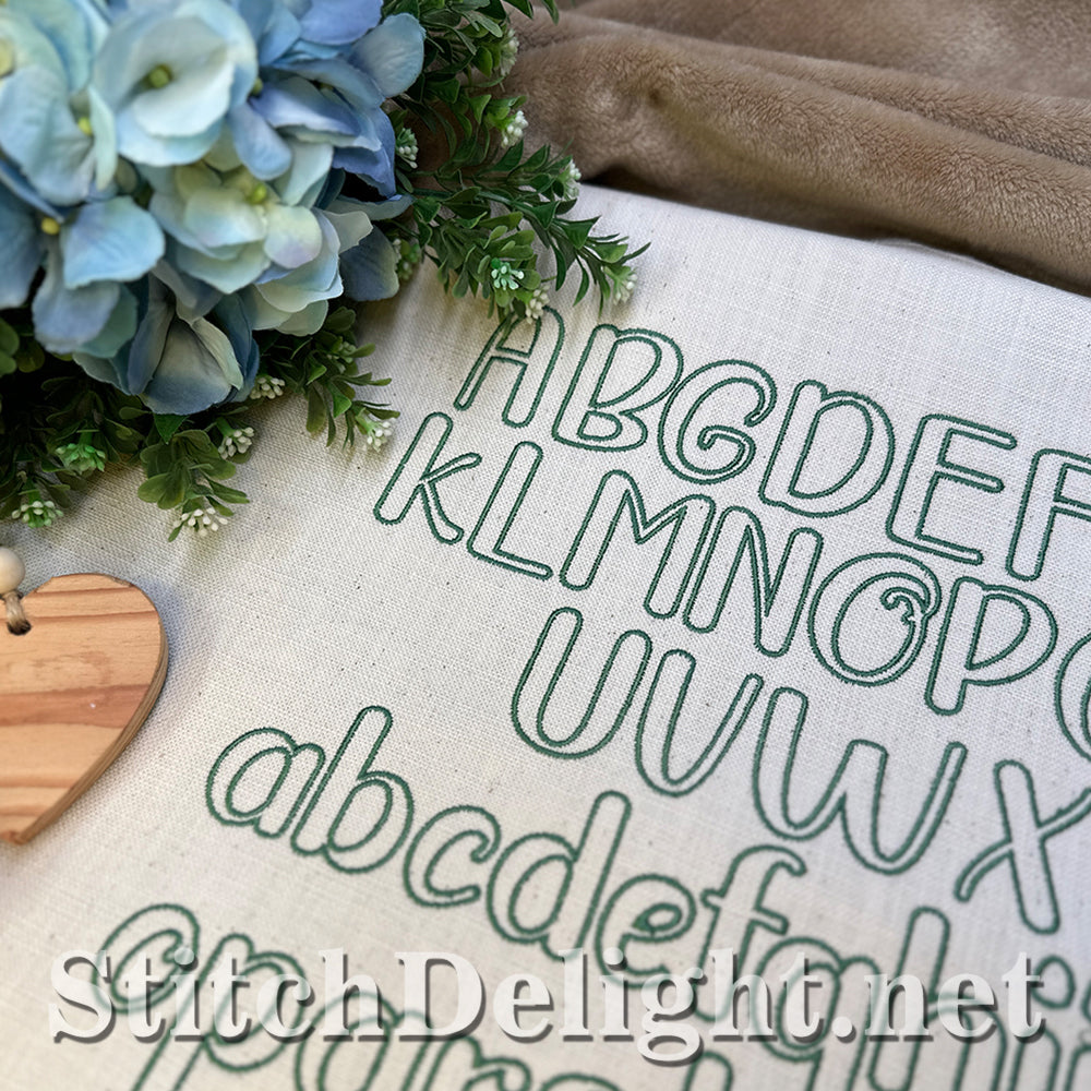SDS4434 Lily Outline Font