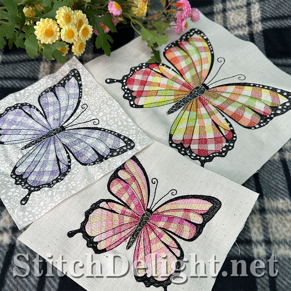 SDS4494 Gingham Butterfly