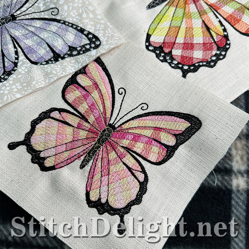 SDS4494 Gingham Butterfly