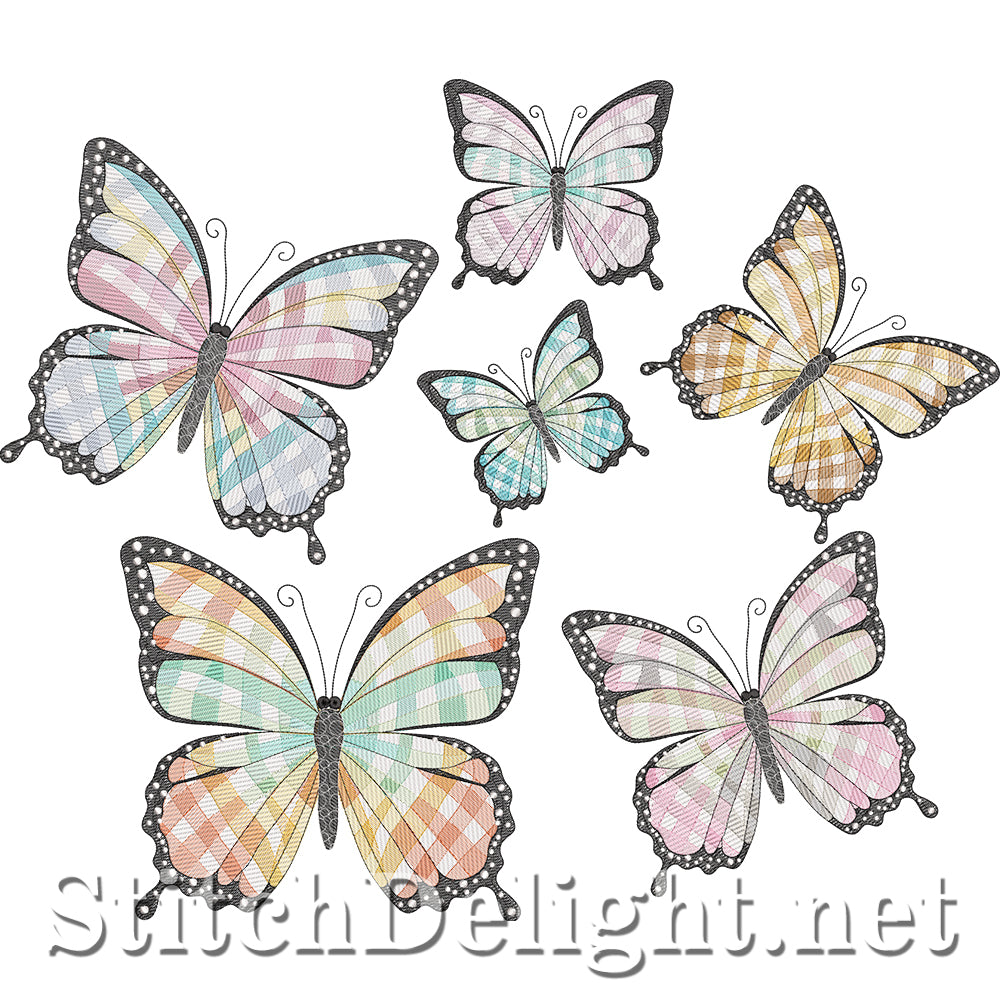 SDS4494 Gingham Butterfly