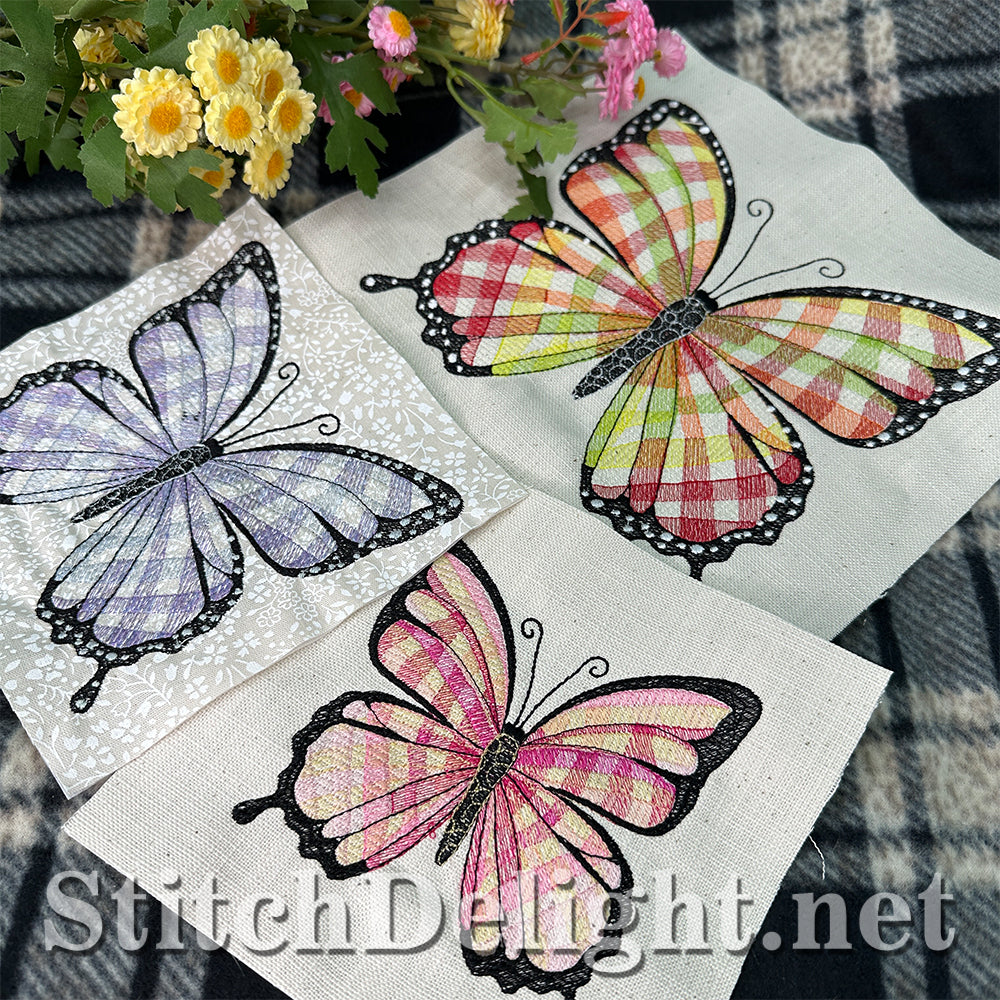 SDS4494 Gingham Butterfly