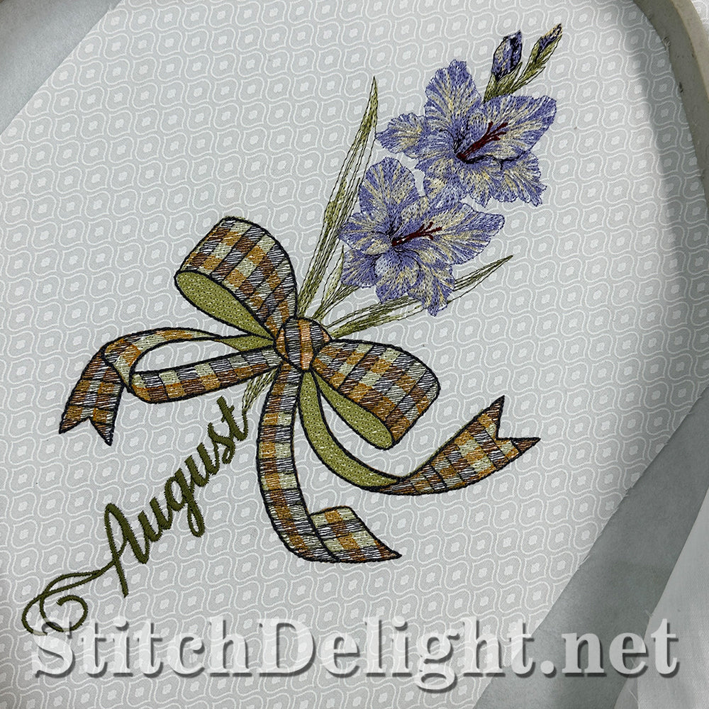 SDS4498 Gingham August Flower
