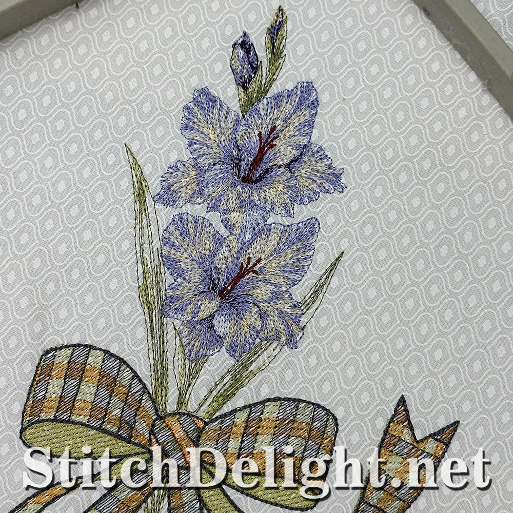 SDS4498 Gingham August Flower