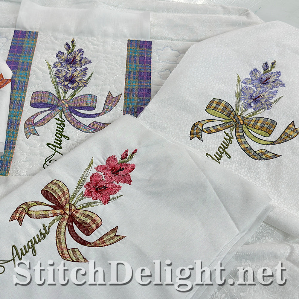 SDS4498 Gingham August Flower