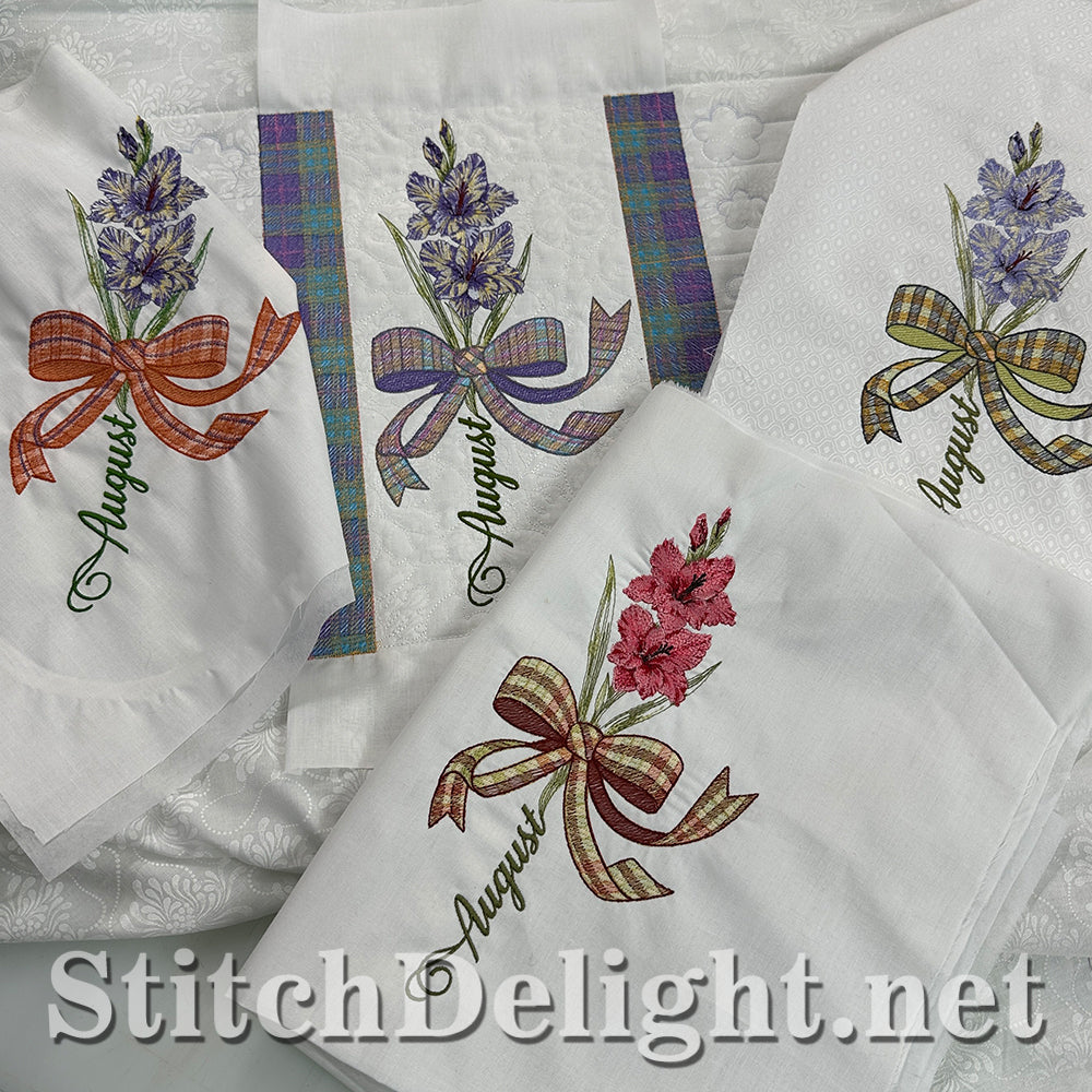SDS4498 Gingham August Flower