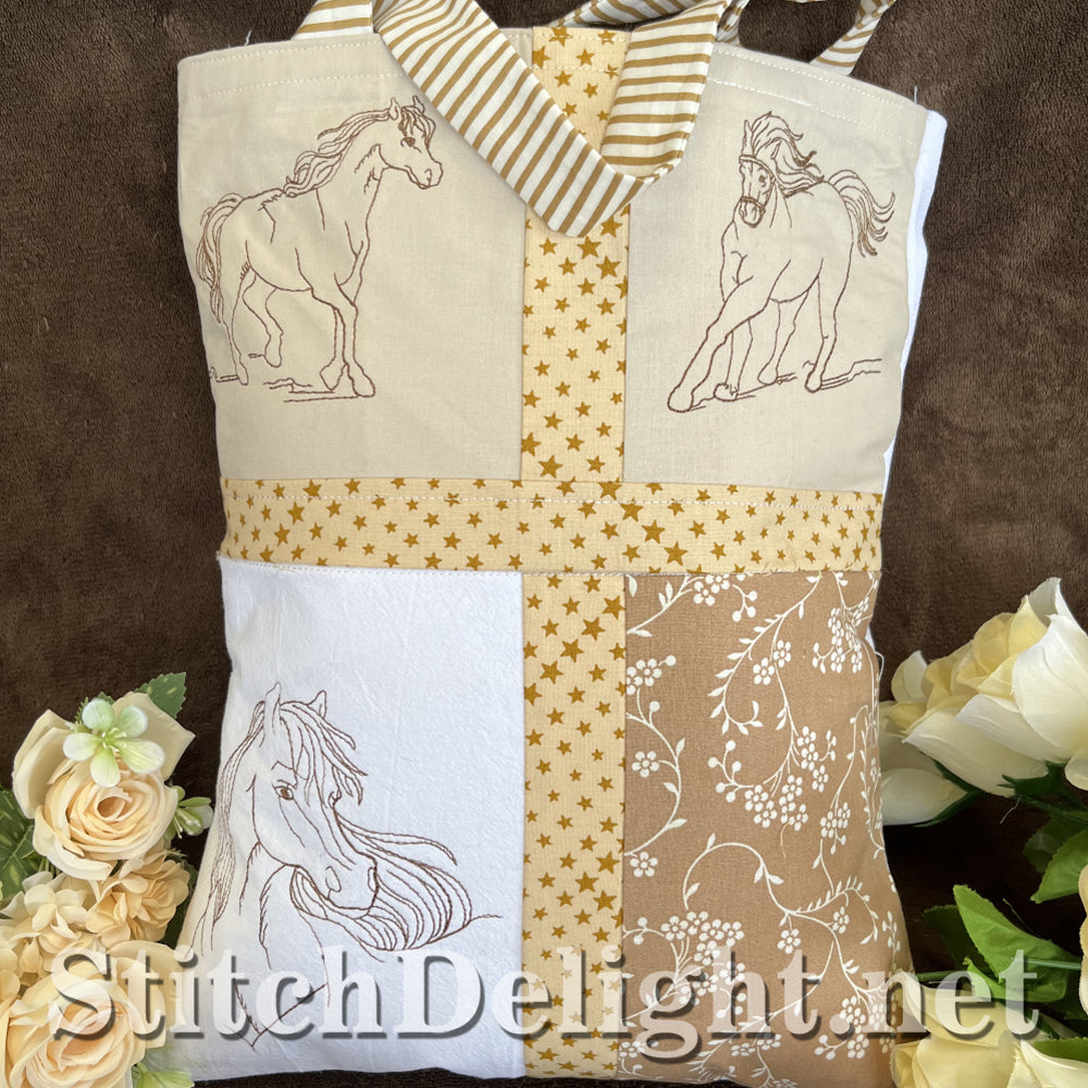 SDS4511 Redwork Horses