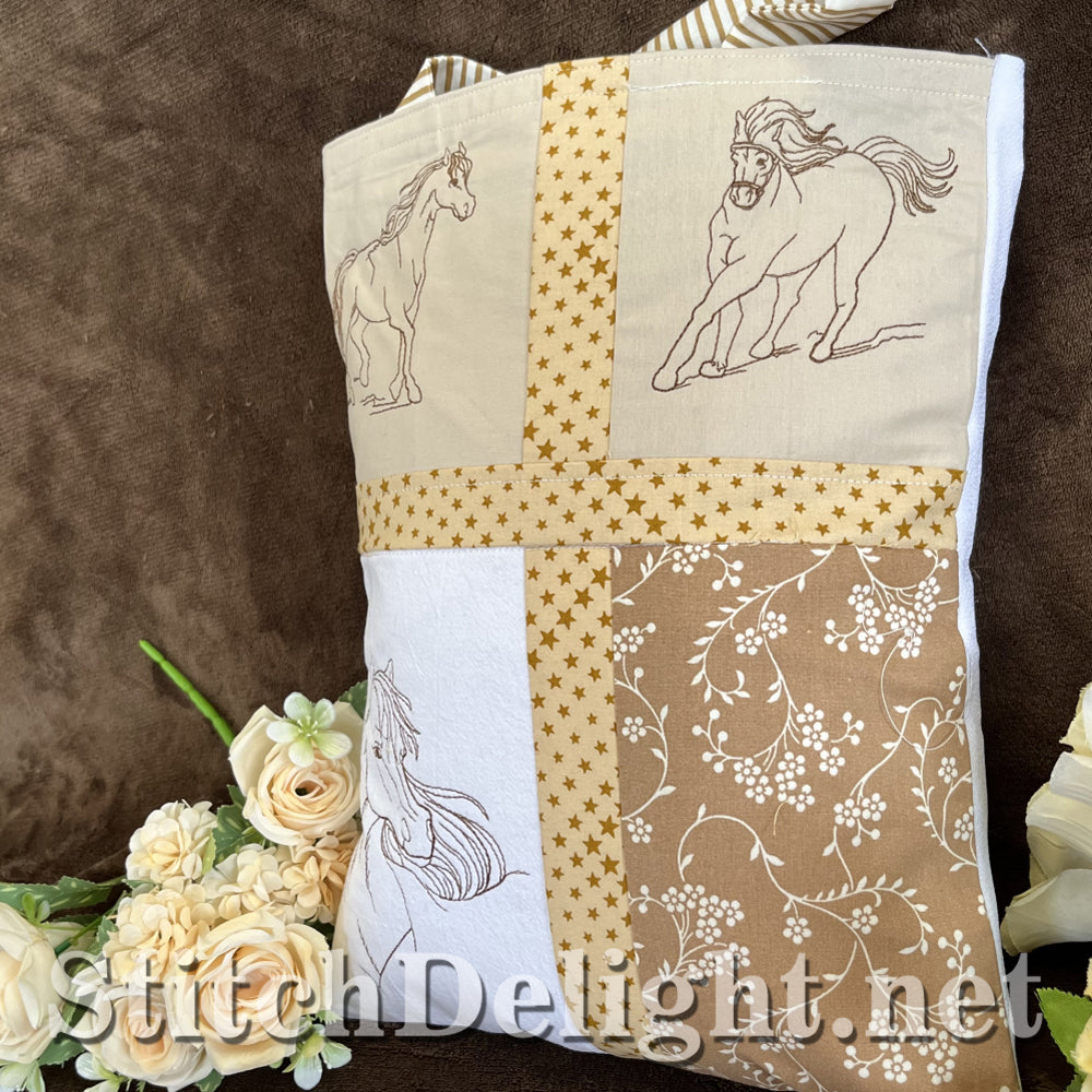 SDS4511 Redwork Horses