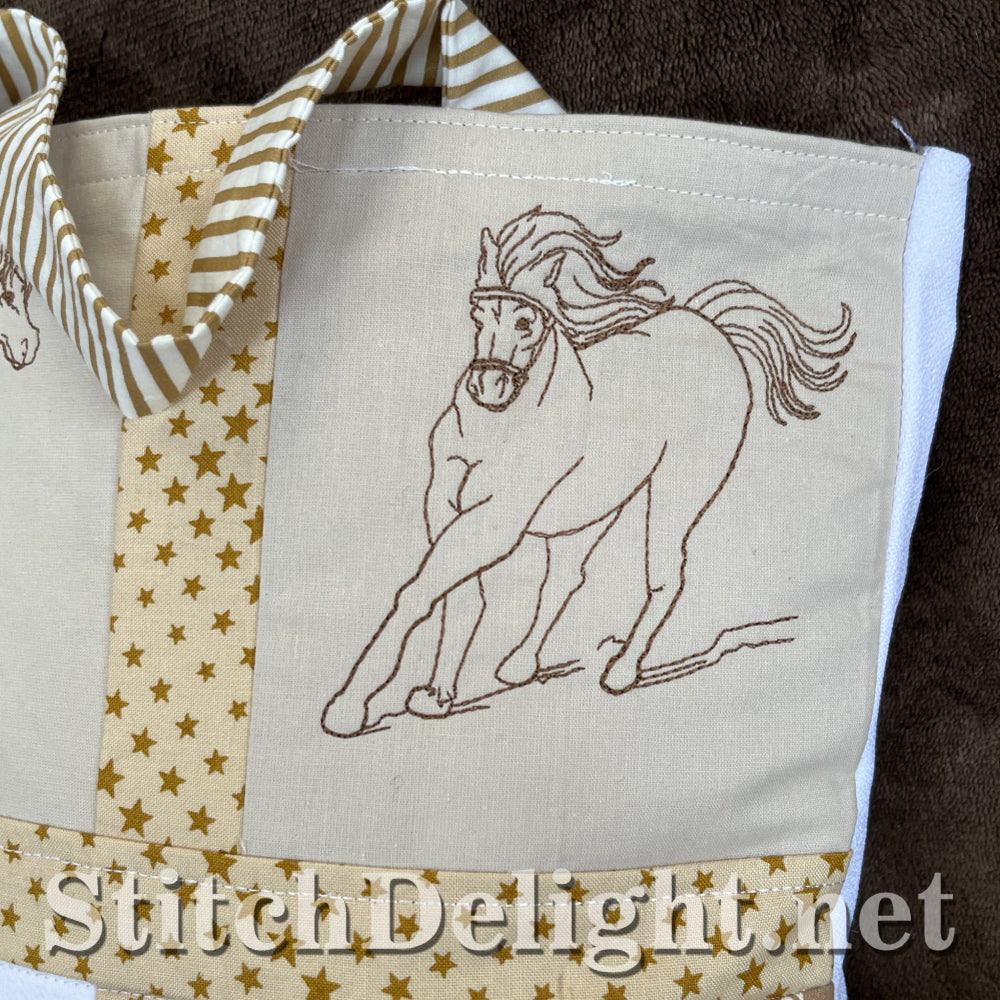 SDS4511 Redwork Horses