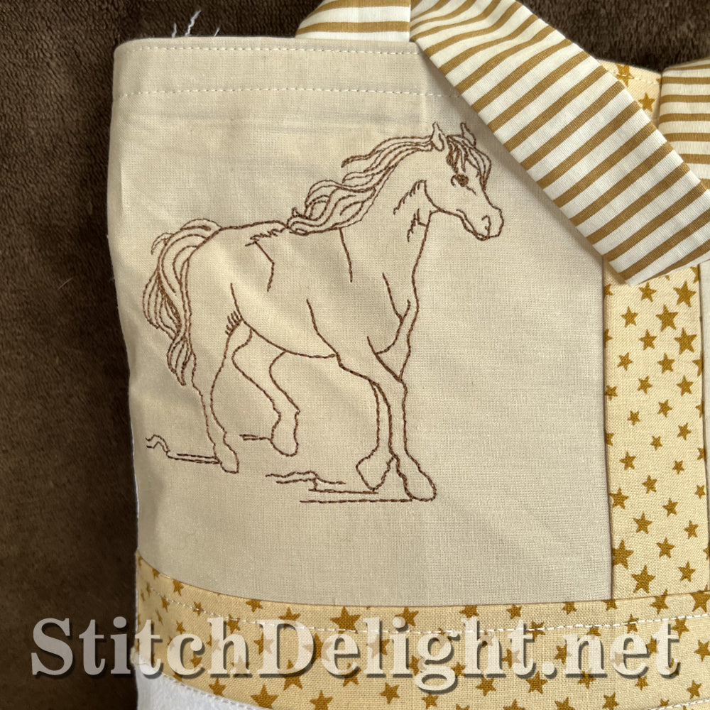 SDS4511 Redwork Horses