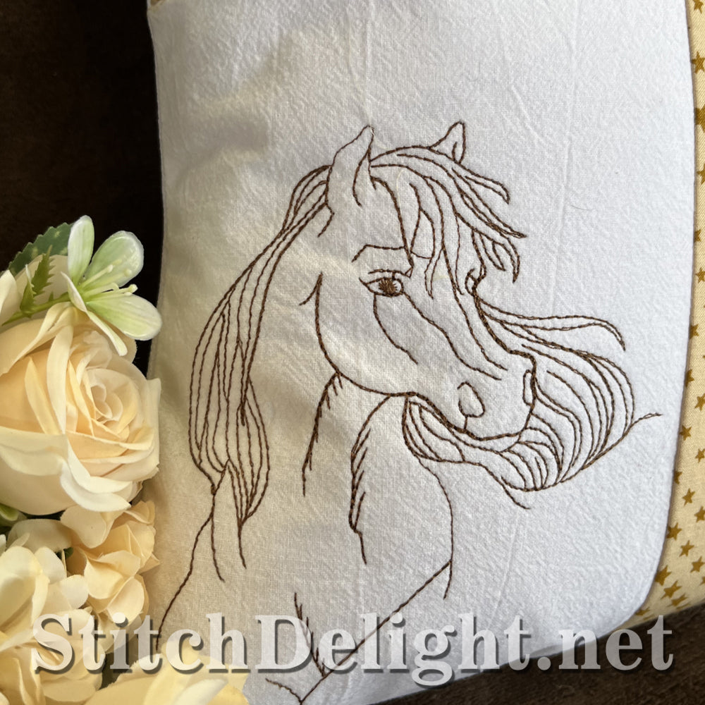 SDS4511 Redwork Horses