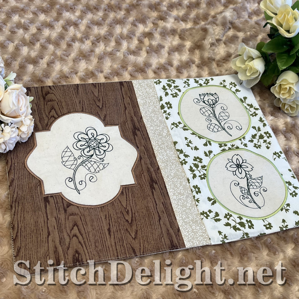 SDS4547 Monocolour Flowers