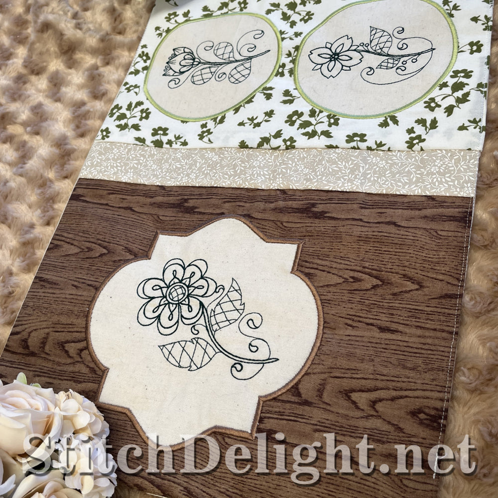 SDS4547 Monocolour Flowers