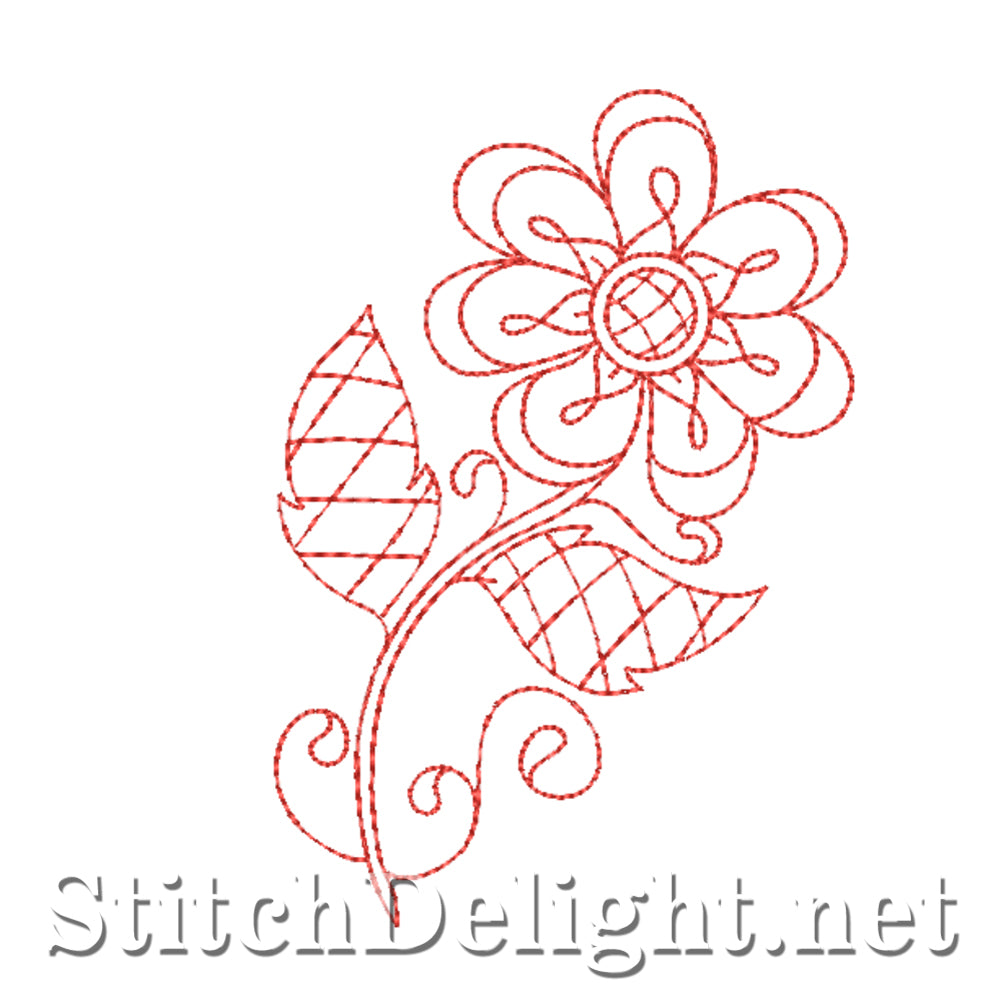 SDS4547 Monocolour Flowers