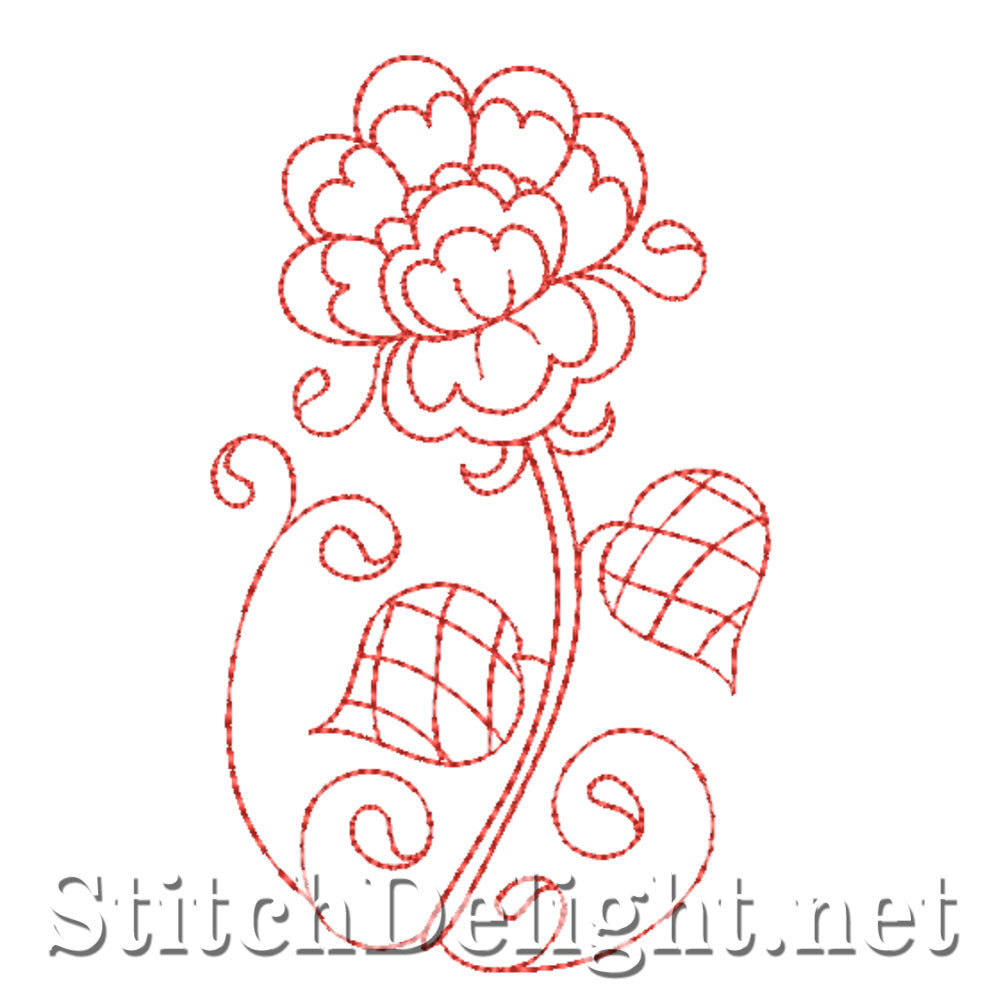 SDS4547 Monocolour Flowers