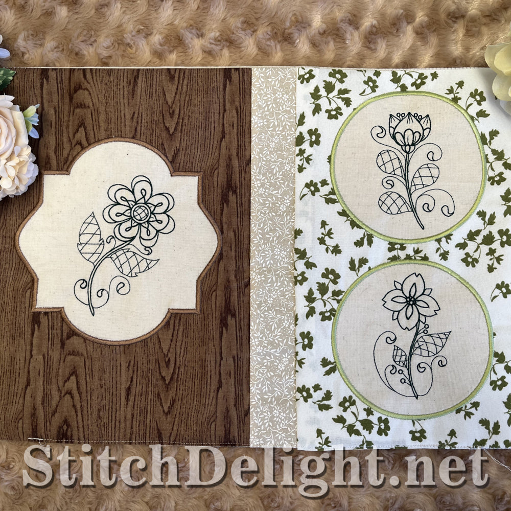 SDS4547 Monocolour Flowers