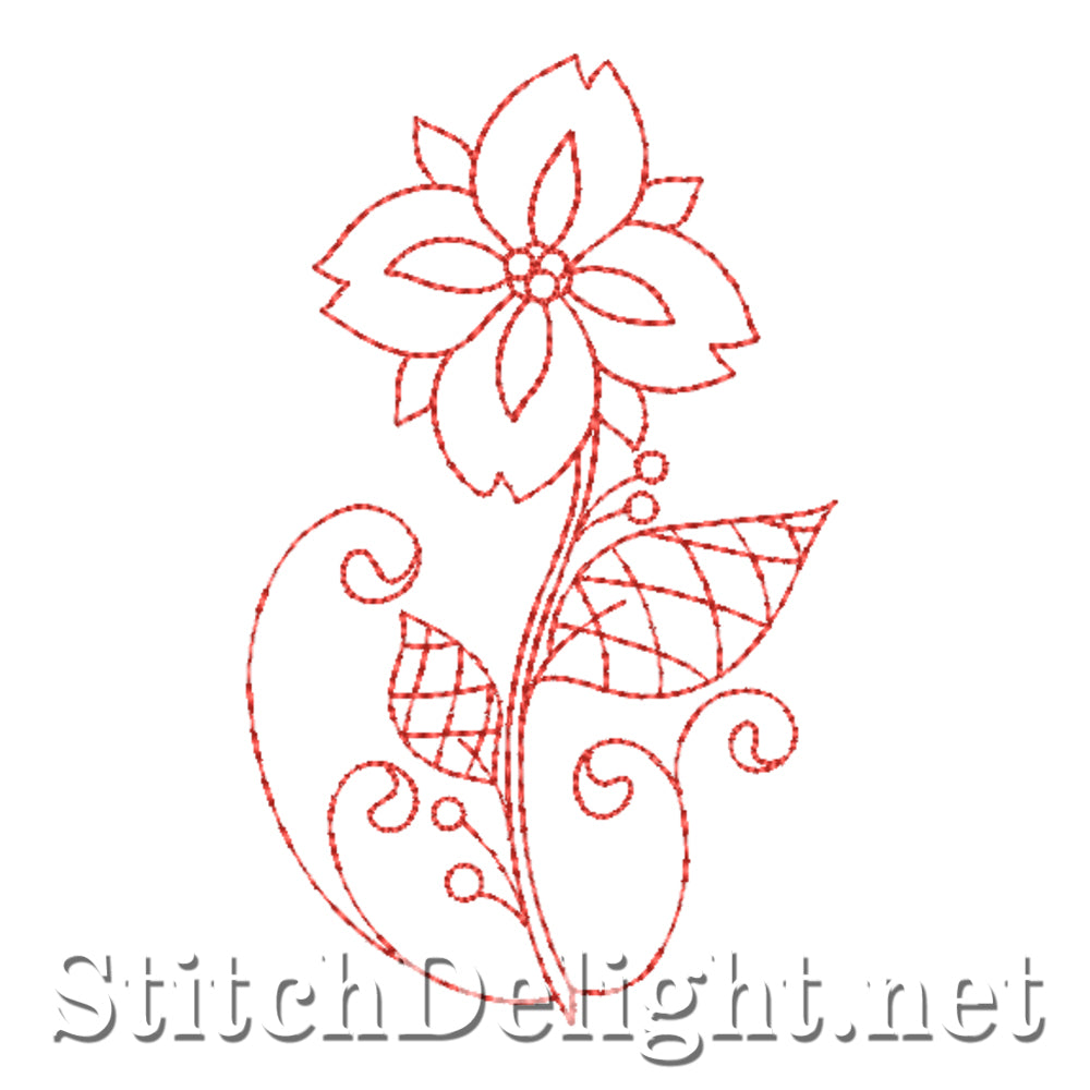 SDS4547 Monocolour Flowers