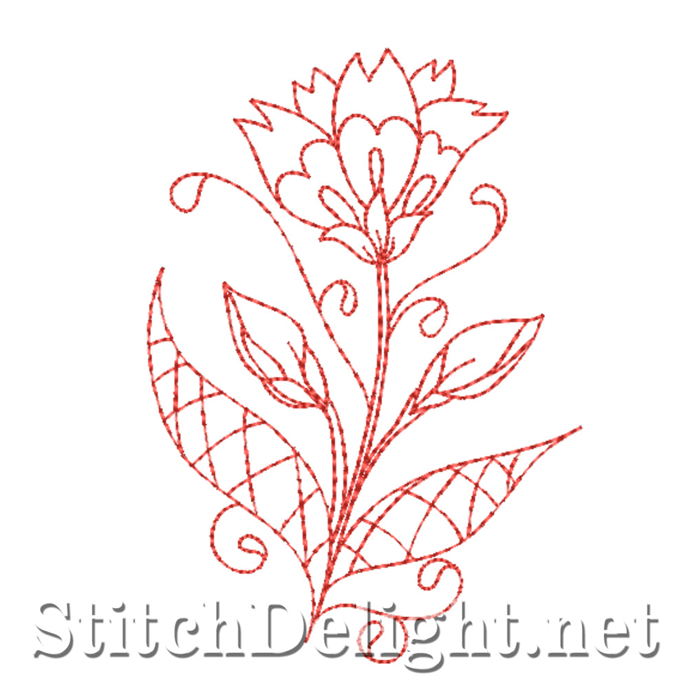 SDS4547 Monocolour Flowers