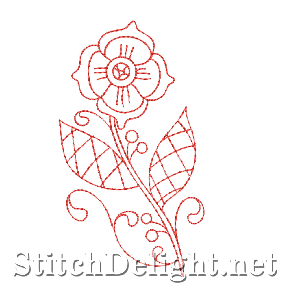 SDS4547 Monocolour Flowers