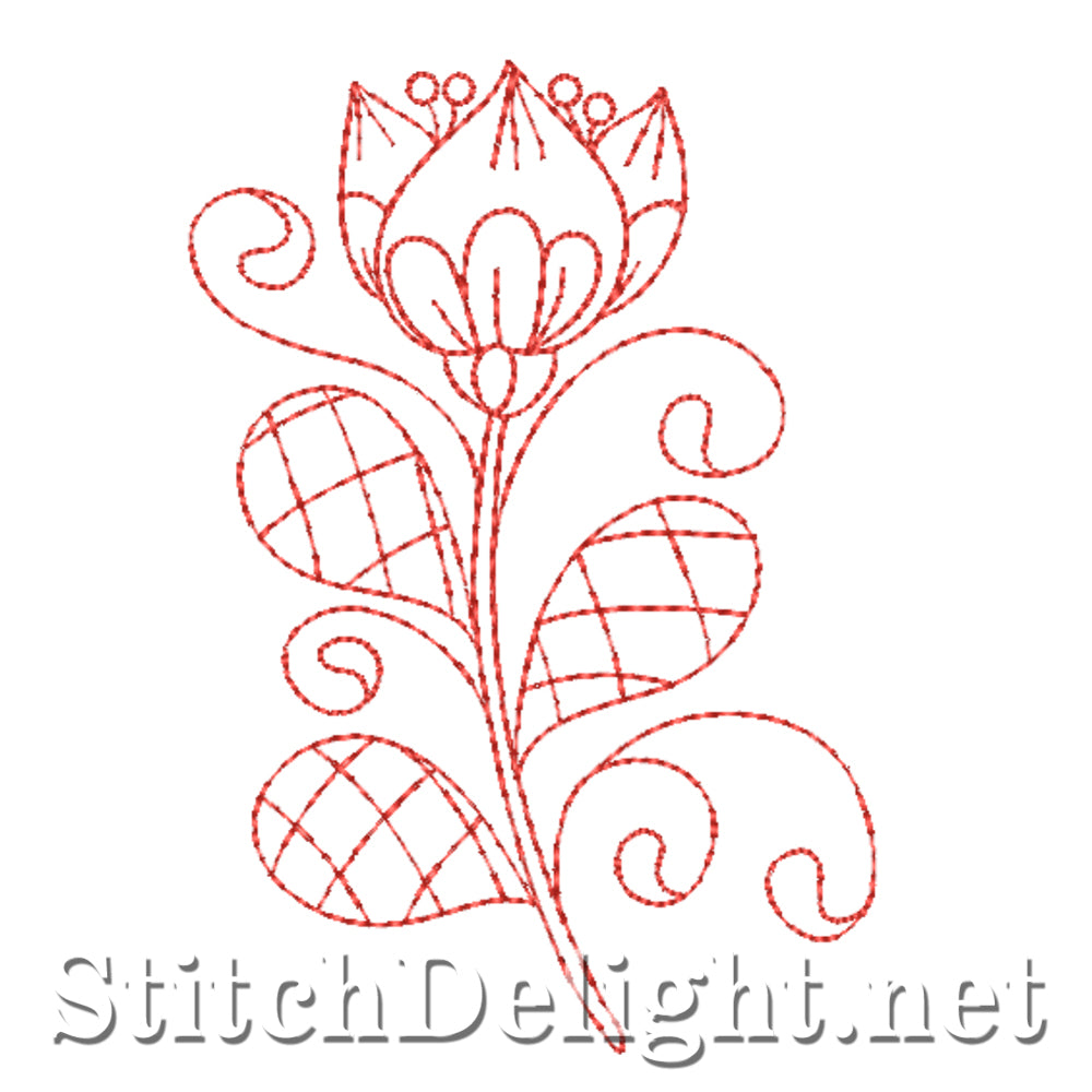 SDS4547 Monocolour Flowers