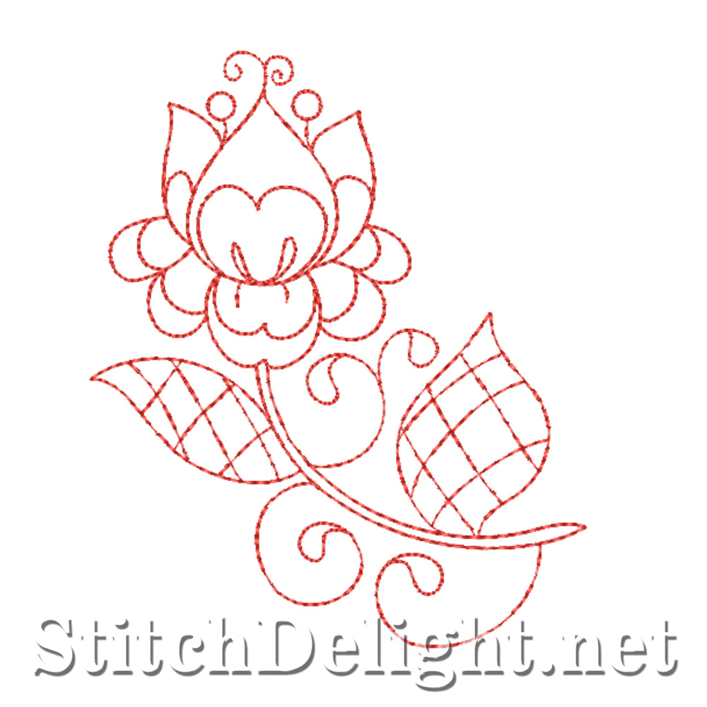 SDS4547 Monocolour Flowers