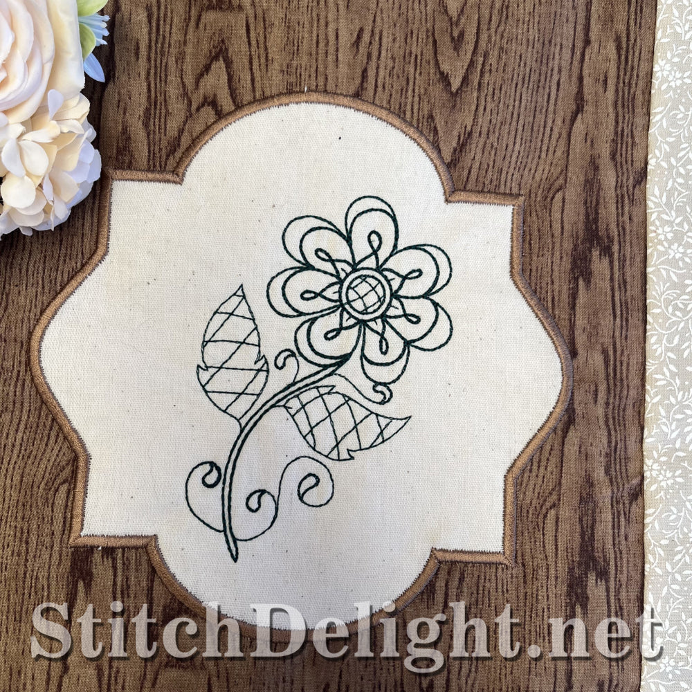 SDS4547 Monocolour Flowers